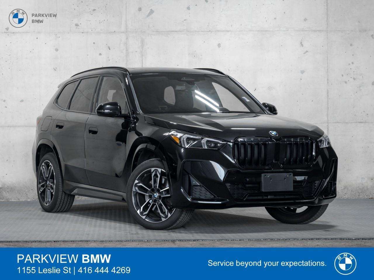 2025 BMW X1 AWD CPO MSPORT PANOROOF DRIVRASST CARPLAY 19"