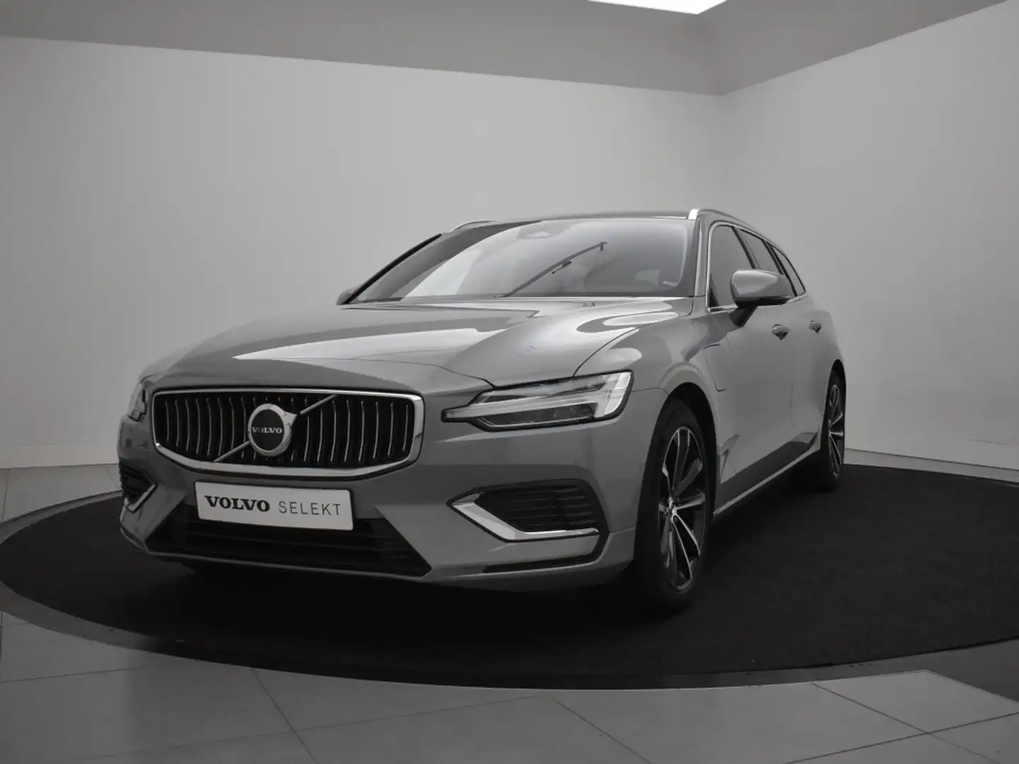 Volvo V60 T6 PLUG-IN HYBRID ESSENTIAL EDITION LEDER GOOGLE M Gris - 2