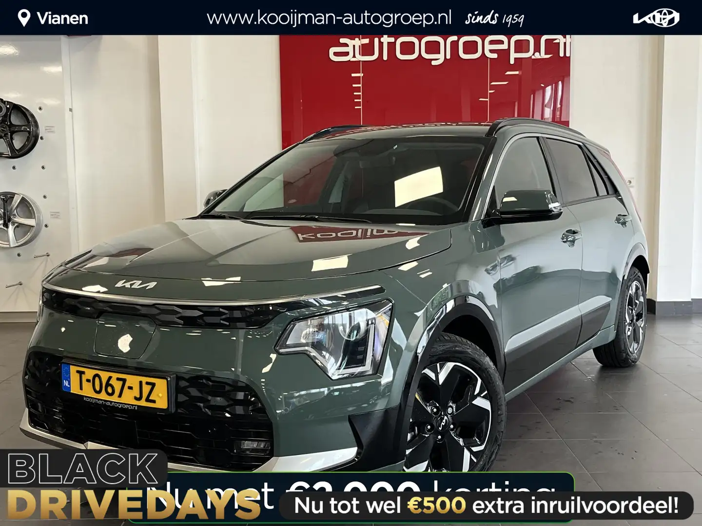 Kia e-Niro EV Edition 64.8 kWh ,Apple Carplay/Android Auto ,A Groen - 1