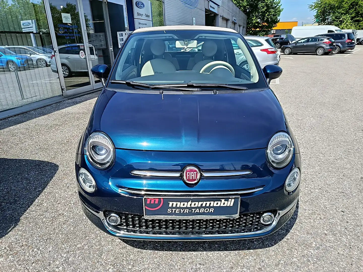 Fiat 500C 1,2 69 Lounge Blau - 2