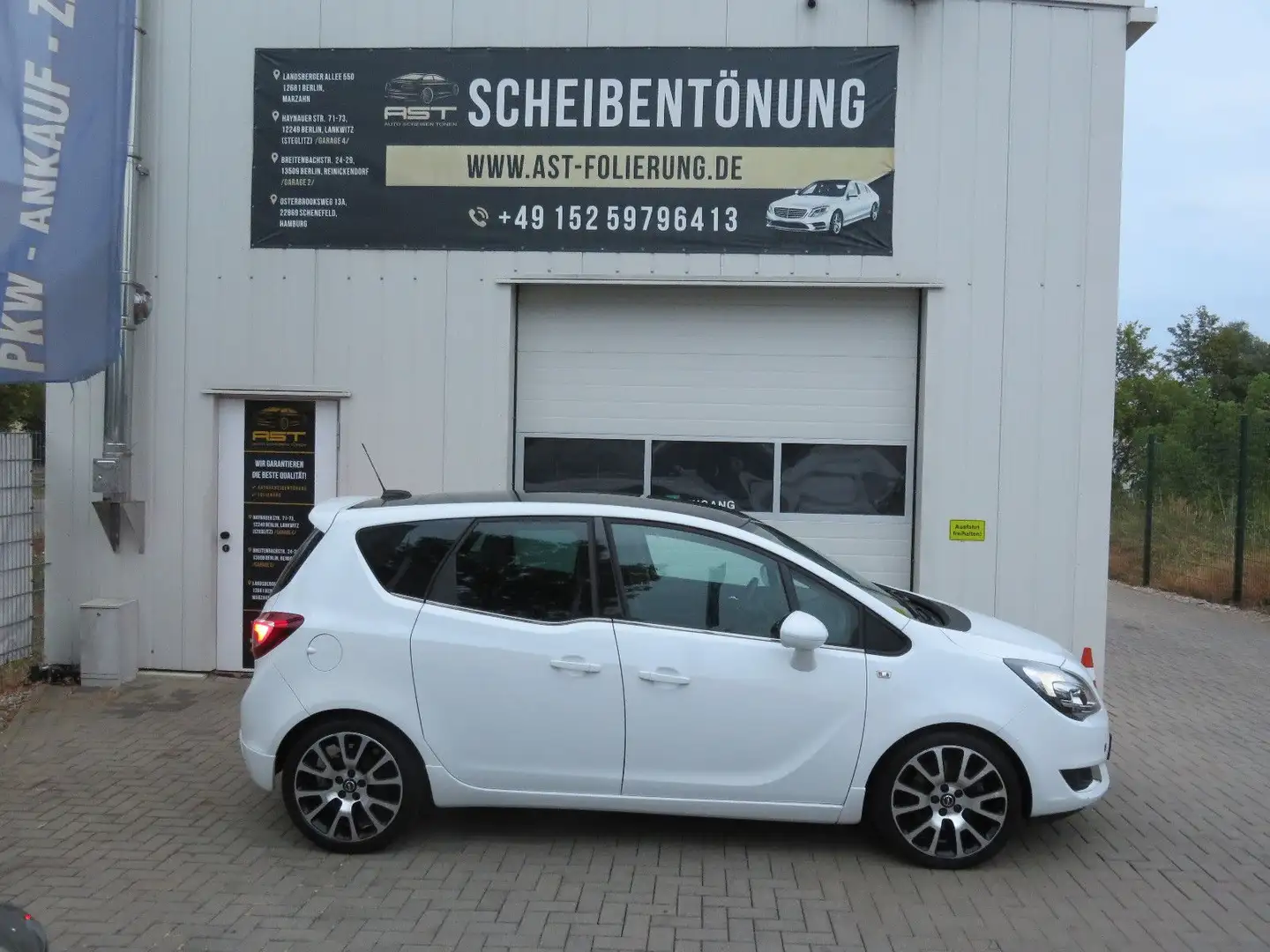 Opel Meriva B Automatik FINANZIERUNG HIER MÖGLICH Wit - 2