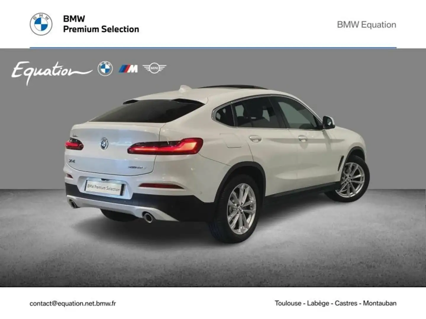 BMW X4 xDrive20d 190ch Business Design Euro6d-T Blanc - 2