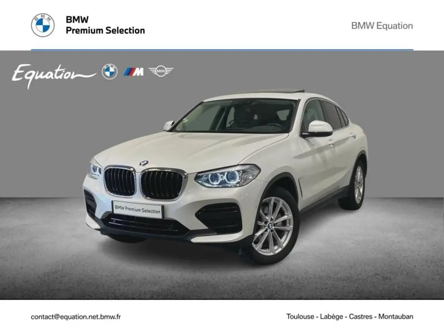BMW X4 xDrive20d 190ch Business Design Euro6d-T Blanc - 1