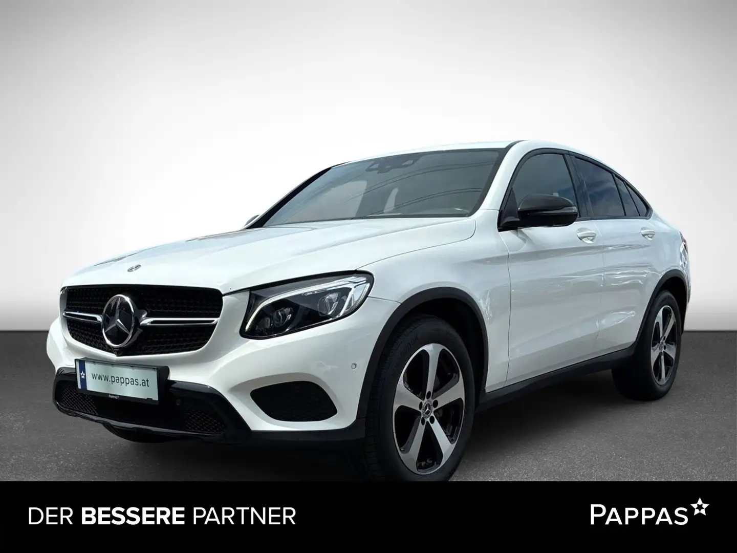 Mercedes-Benz GLC 220 d 4M Coupé AHK PTS Cam SHZ EASY-PACK Weiß - 1