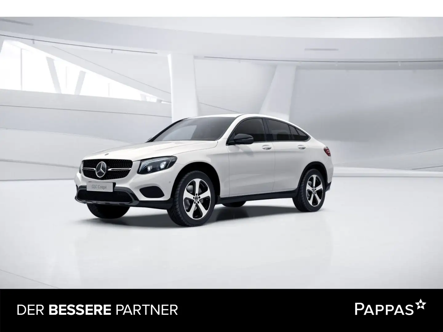 Mercedes-Benz GLC 220 d 4M Coupé AHK PTS Cam SHZ Totw LED Keyl Weiß - 1