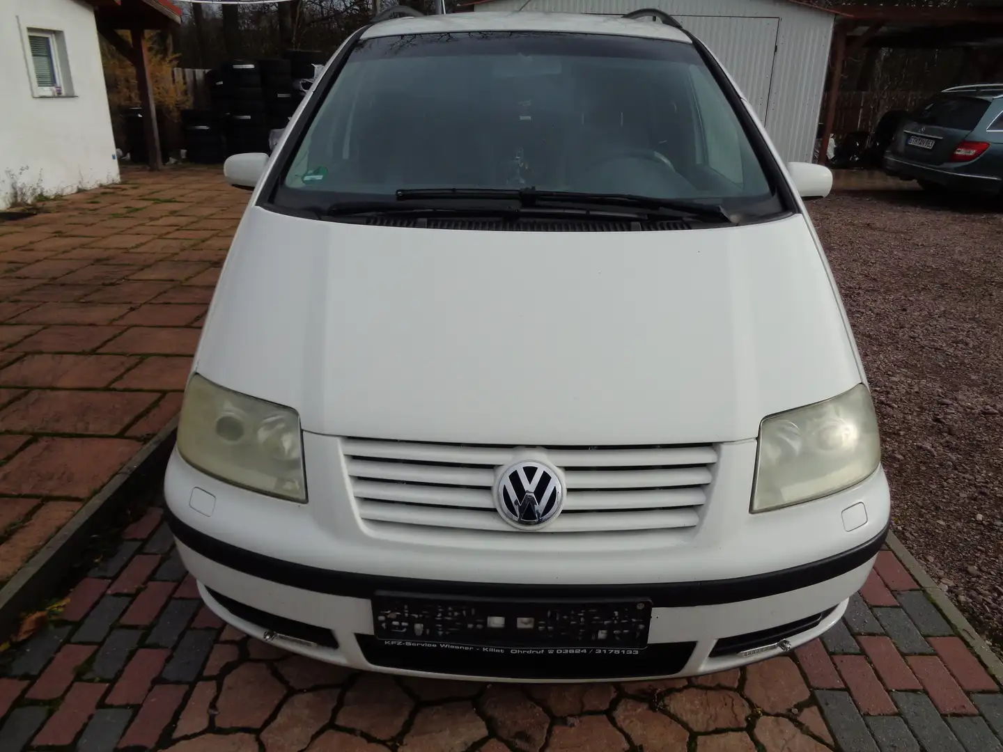 Volkswagen Sharan 1.9 TDI Family -KEIN TÜV -NUR EXPORT!!!!! Blanc - 2