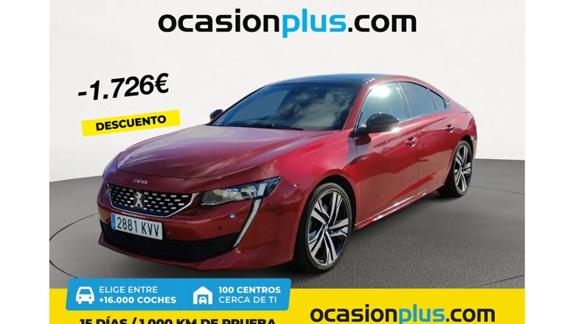 Peugeot 508 1.6 PureTech S&S GT Line EAT8 225 Rojo - 1