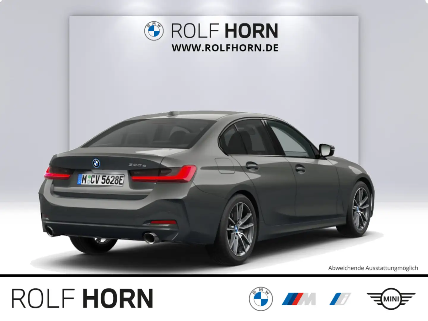 BMW 320 e Klimaaut. Glasdach Sportsitze PDC HiFi Navi Grau - 2