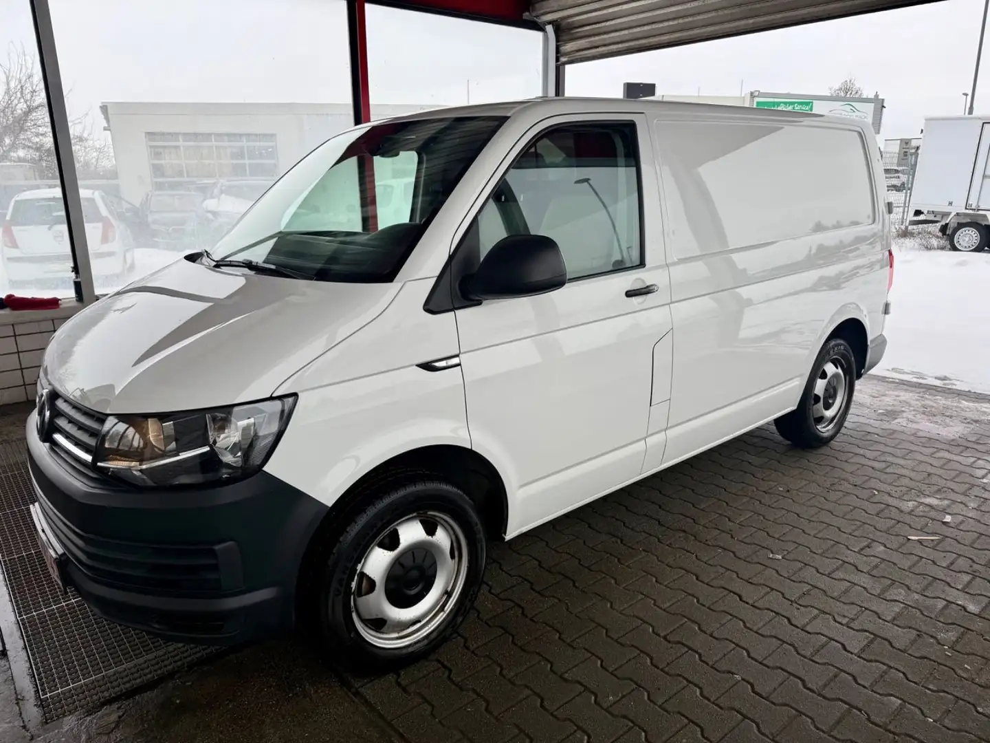 Volkswagen T6 Transporter Kasten DSG 4Motion Klima LKW AHK Weiß - 1