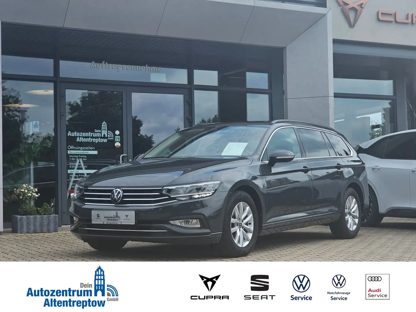 Volkswagen Passat Variant 2.0 TDI Leder AHK NAVI STHZ RFK ACC Pano SH LED M Grau - 1