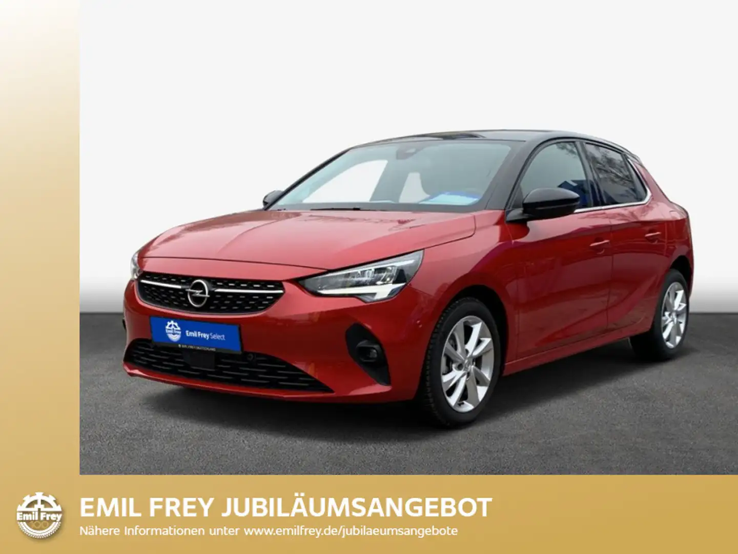 Opel Corsa 1.2 Direkt Elegance Automatik Rouge - 1