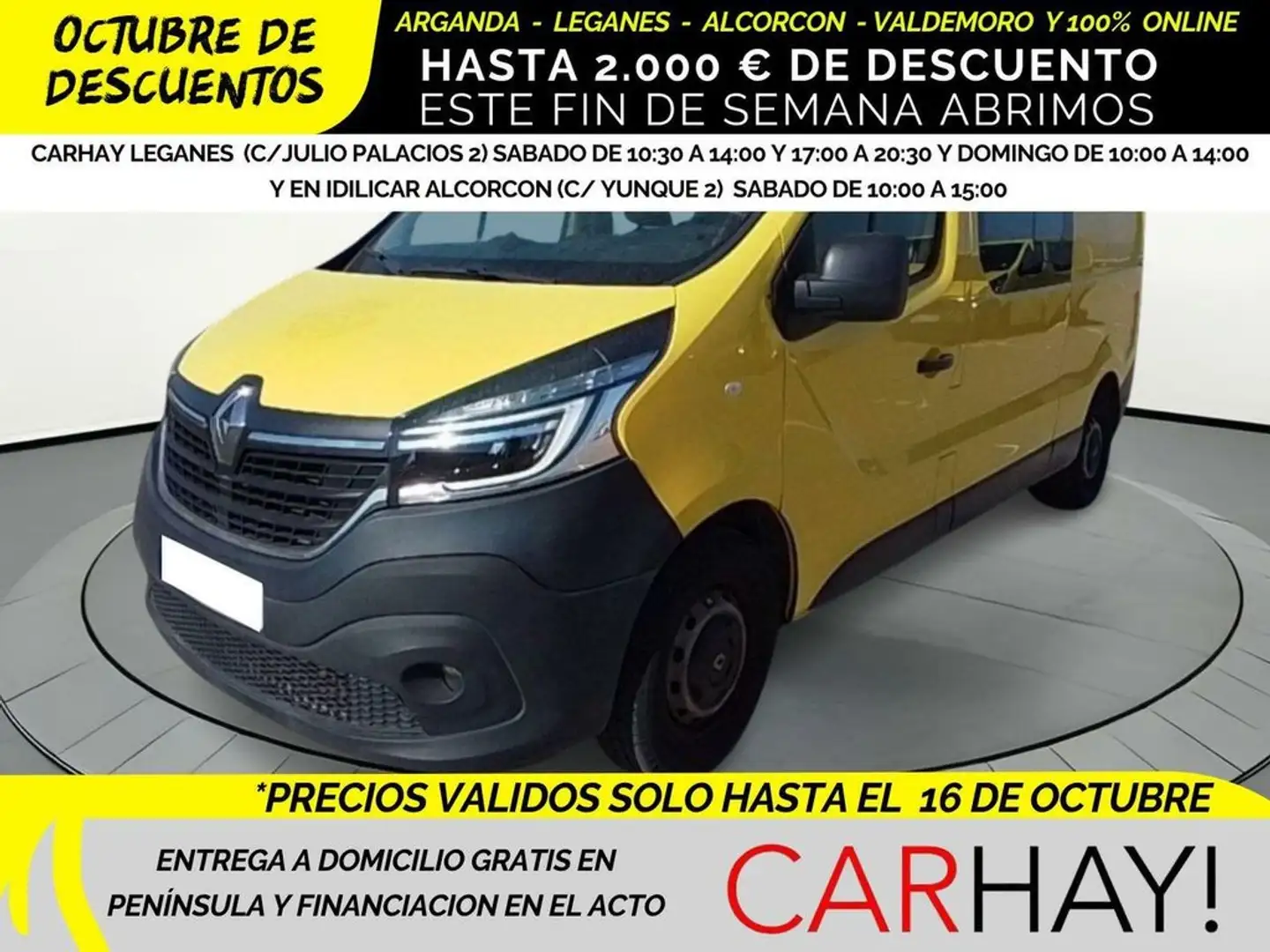 Renault Trafic Mixto 6 PLAZAS Largo Energy Blue dCi Giallo - 1