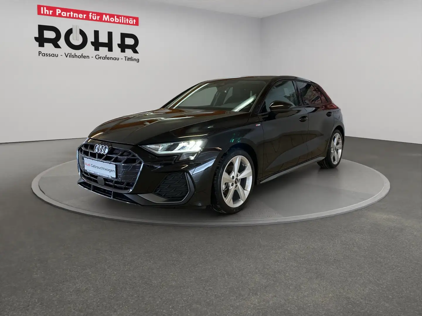 Audi A3 Sportback S line 35 TFSI S tronic (Garantie 01/203 Schwarz - 2