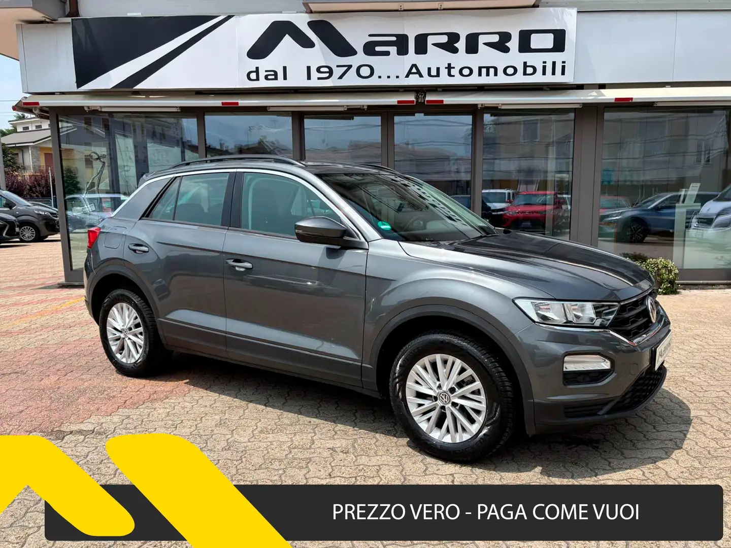 Volkswagen T-Roc 1.0 TSI 115CV *Ruotino*Sedili Risc*Sensori Grigio - 1