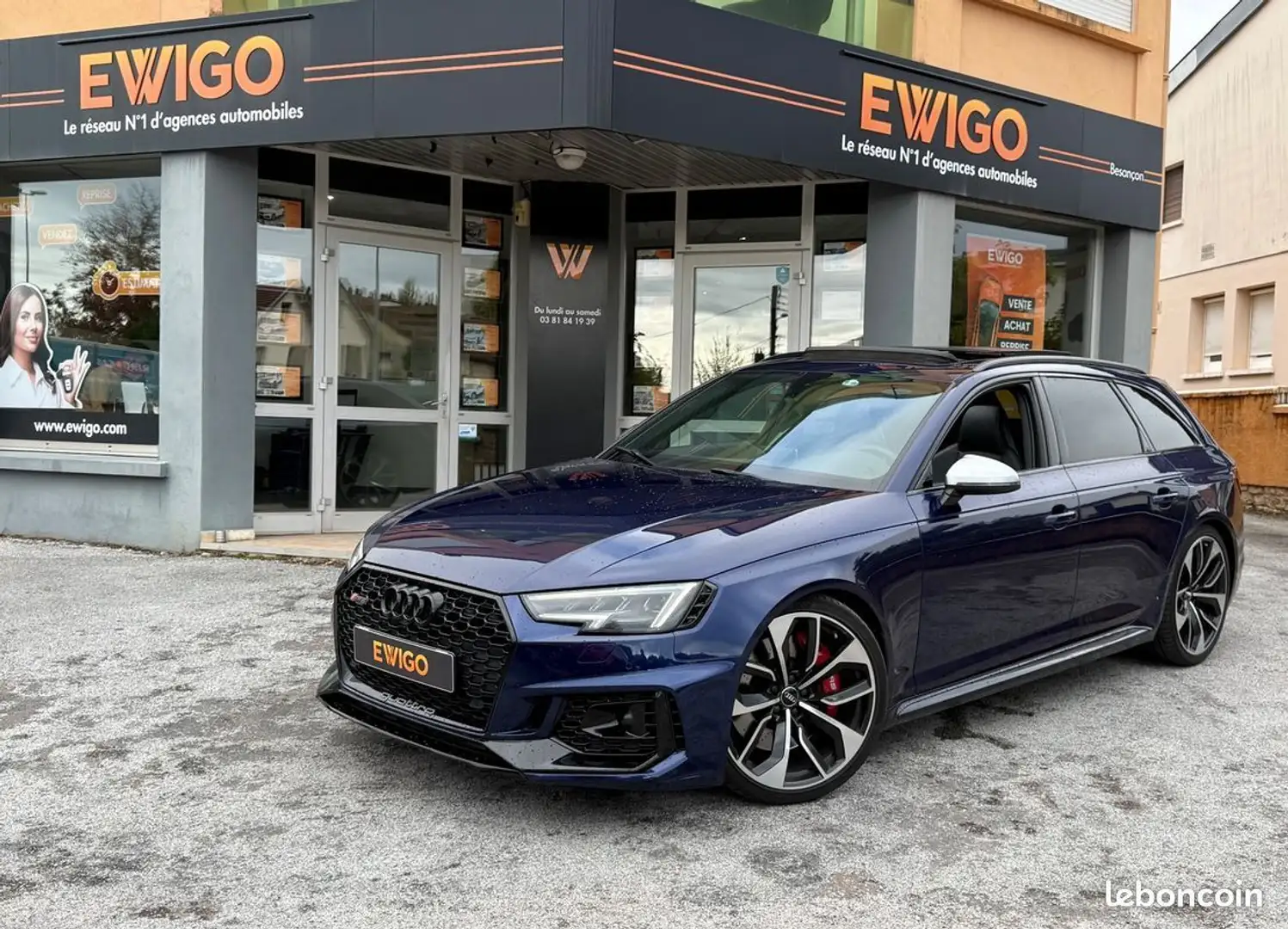 Audi RS4 avant 2.9 tfsi v6 450 ch quattro tiptronic 8 Bleu - 1