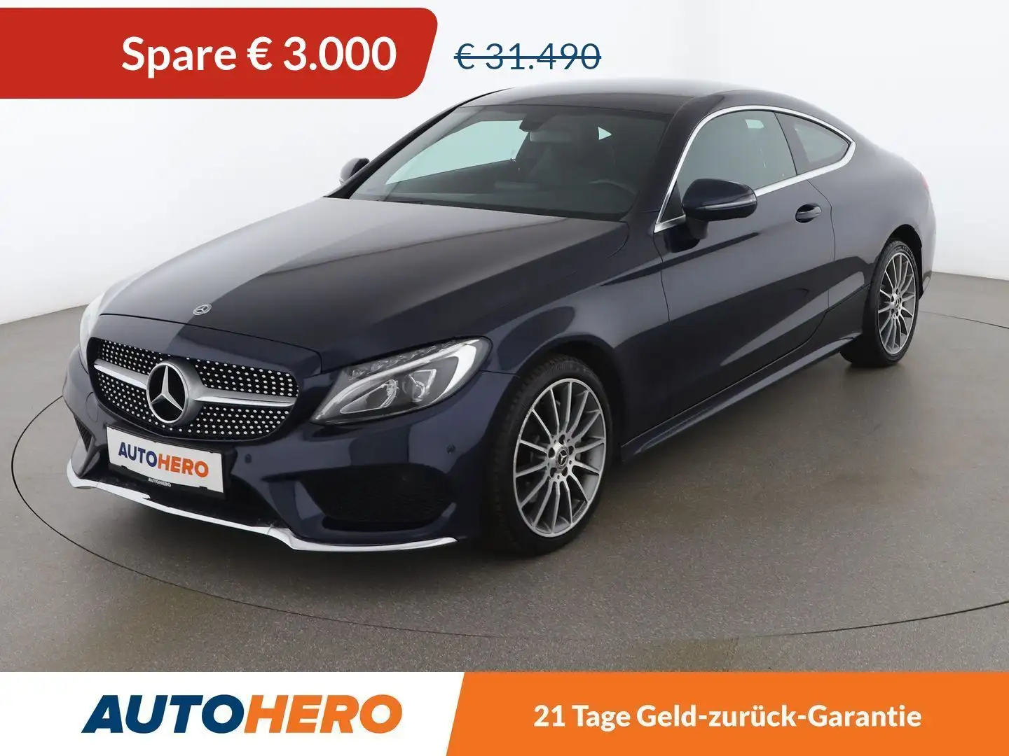Mercedes-Benz C 220 C 220 d AMG Line Aut. *LED*NAVI*CAM*SHZ*PDC* Bleu - 1