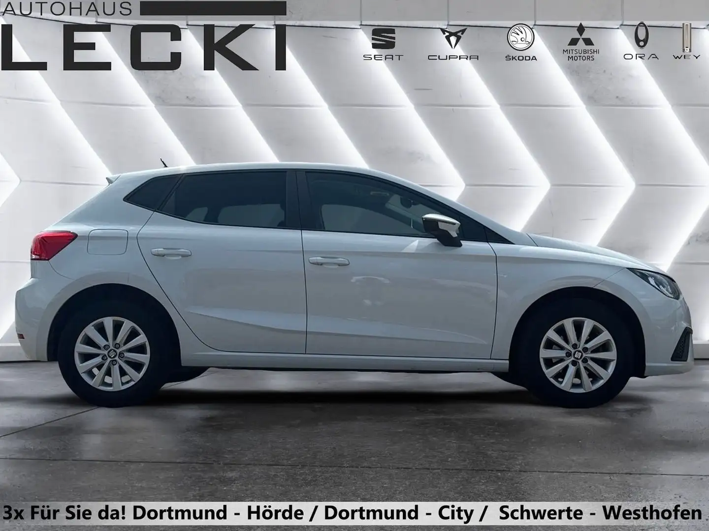 SEAT Ibiza Style 1.0 TSI 70kW *NAVI*SHZ*PDC*CARPLAY*ALU*UVM* Weiß - 2