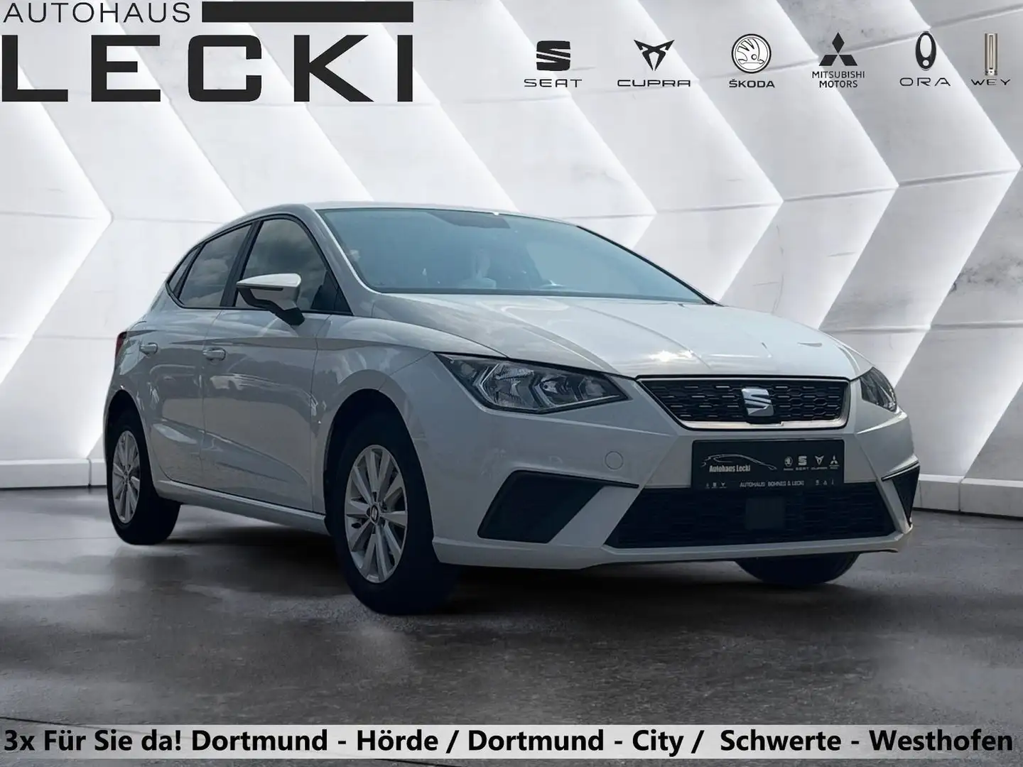 SEAT Ibiza Style 1.0 TSI 70kW *NAVI*SHZ*PDC*CARPLAY*ALU*UVM* Weiß - 1