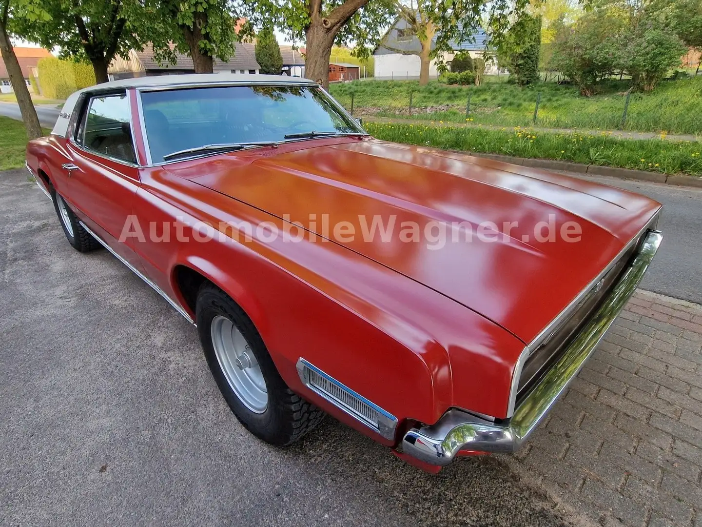 Ford Thunderbird Landau Coupe incl H- Kennz. und TÜV Kırmızı - 2