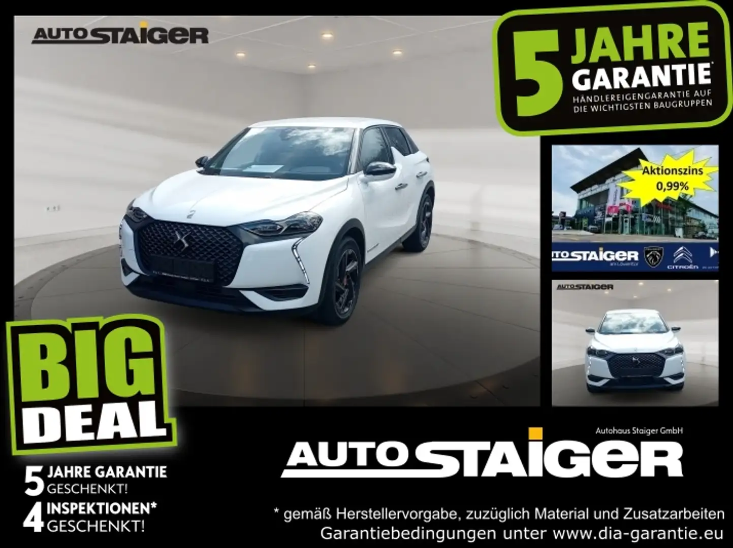 DS Automobiles DS 3 Crossback DS3 Crossback E-Tense Performance Line + Navi Blanco - 1