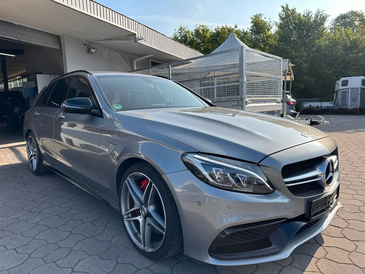 Mercedes-Benz C 63 AMG T Carbon Drivers Package Burmester Plateado - 1