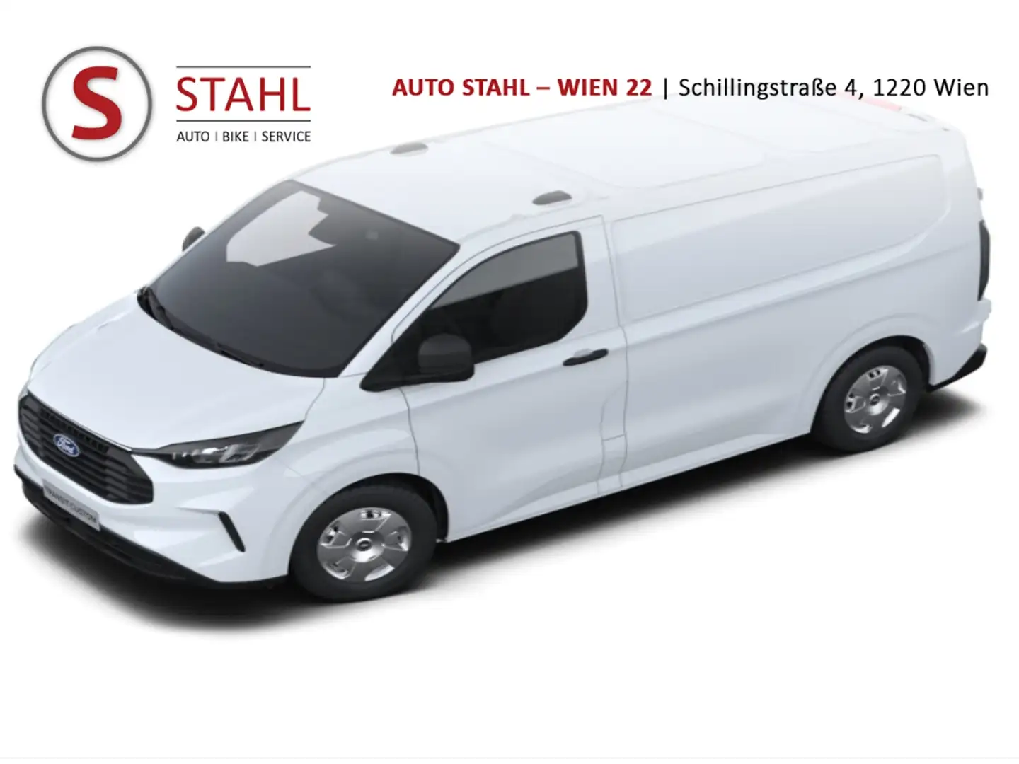 Ford Transit Custom Kasten 2,0 EcoBlue L1H1 320 Trend Aut. Weiß - 1