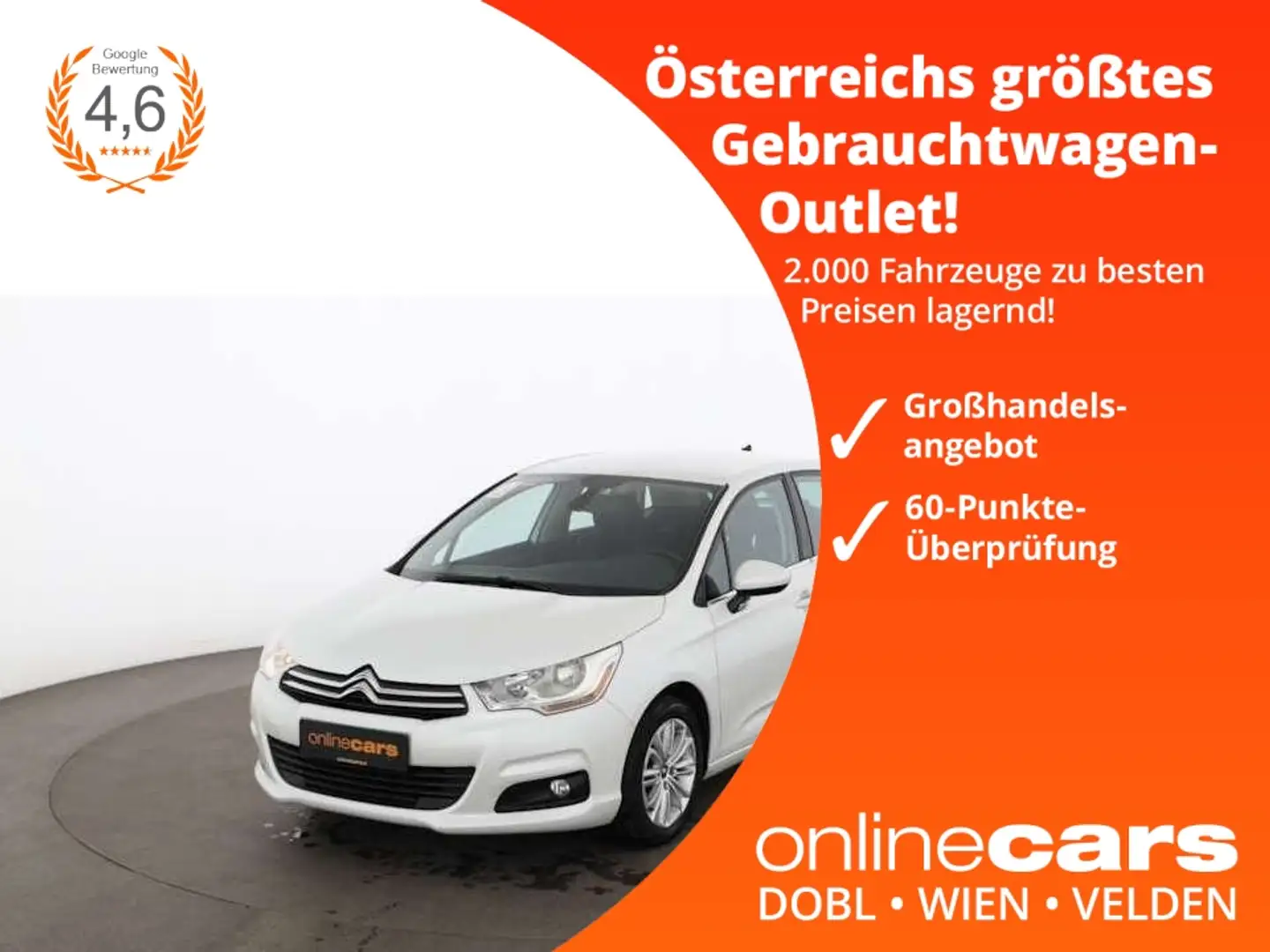 Citroen C4 1.2 PureTech Tendance SITZHZG PARKHILFE RADIO Weiß - 1