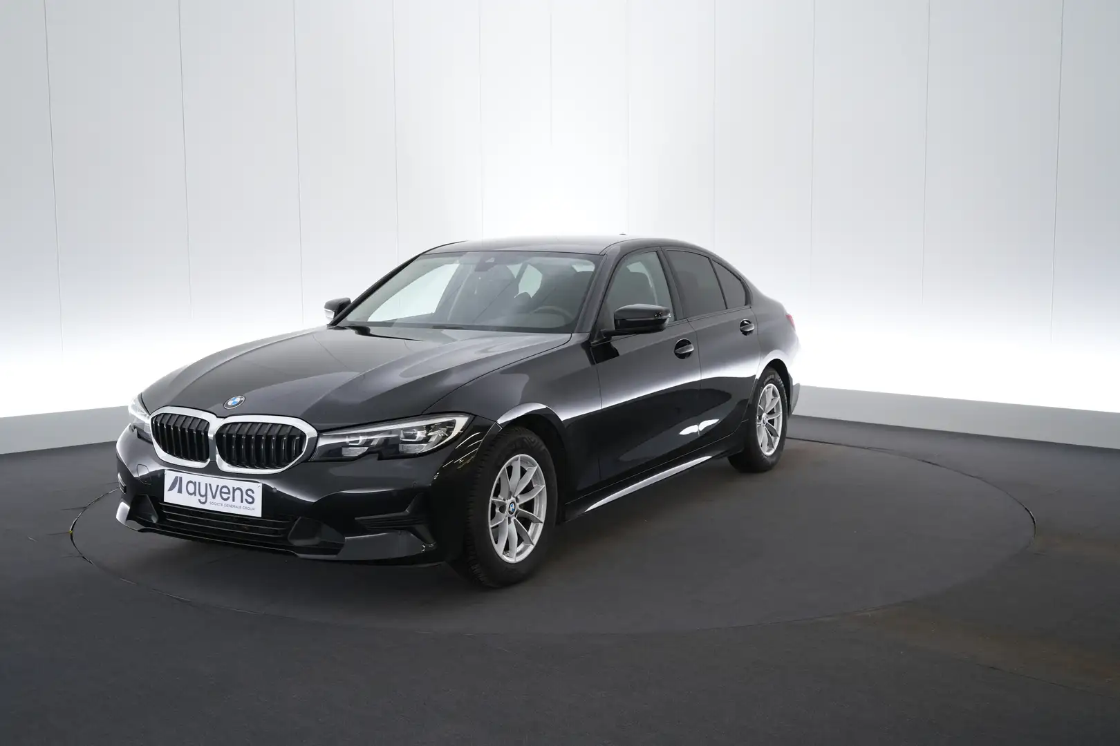 BMW 318 3 318iA Business LEDER/STOF LED GPS PDC Carplay Ve Noir - 1