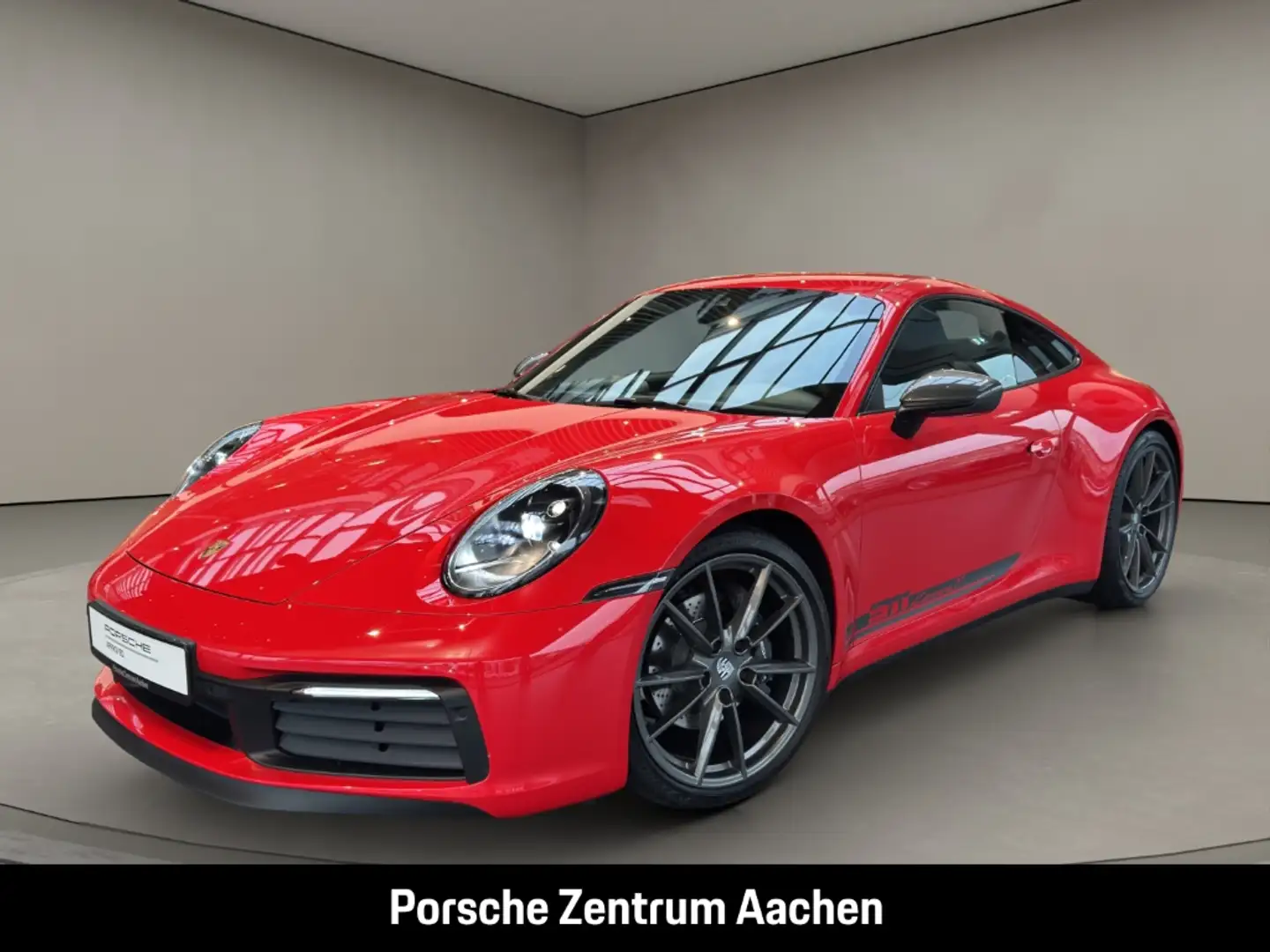 Porsche 992 911 Carrera T Sportabgas Rückfahrkamera Rood - 1