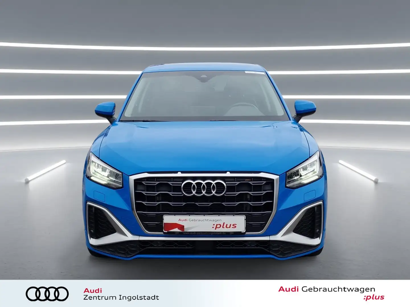 Audi Q2 35 TFSI S line LED NAVI AHK ACC Kamera Keyless Bleu - 2