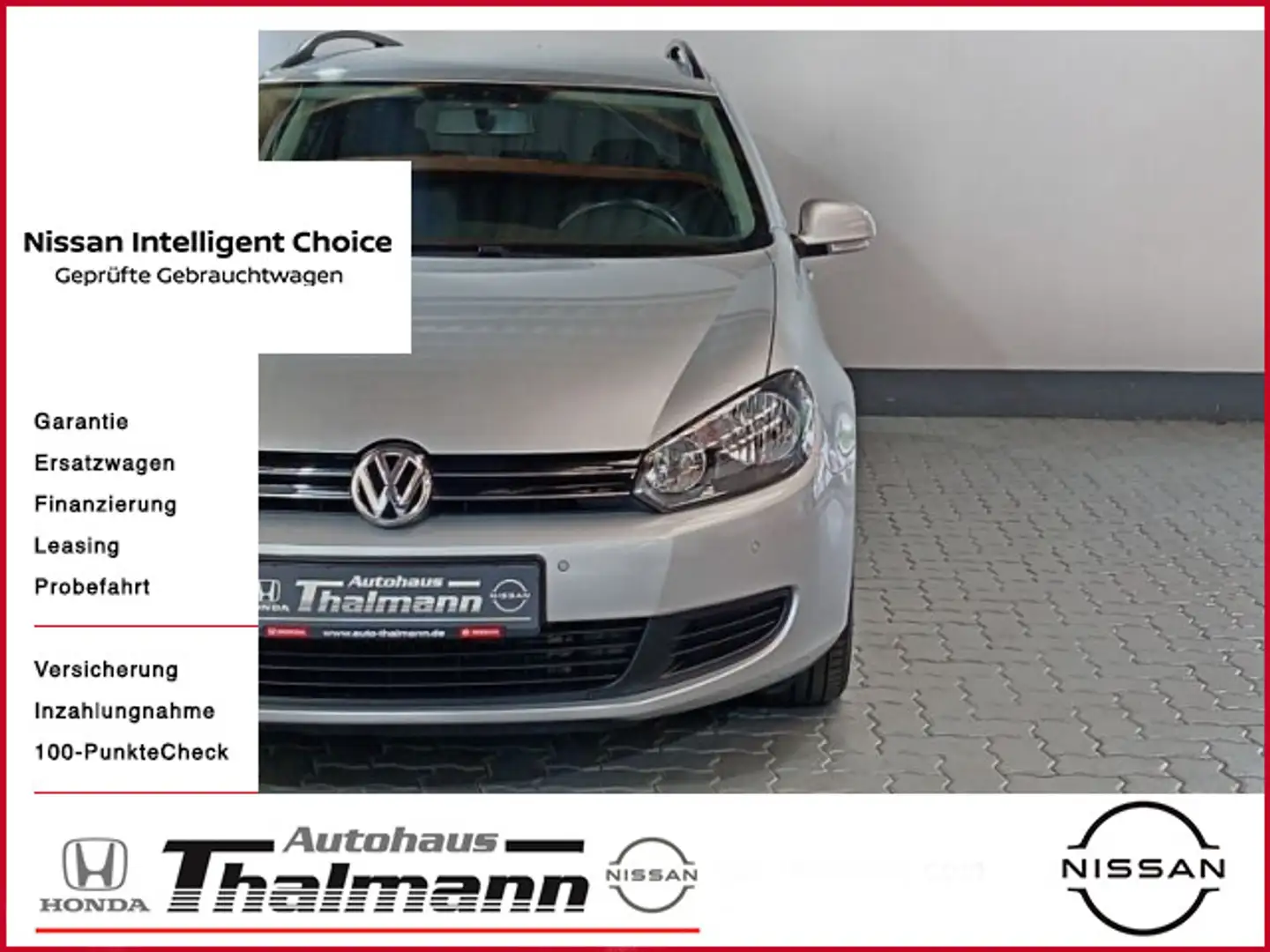 Volkswagen Golf Variant Golf VI Variant 1.6 TDI Comfortline Winterräder Silver - 1