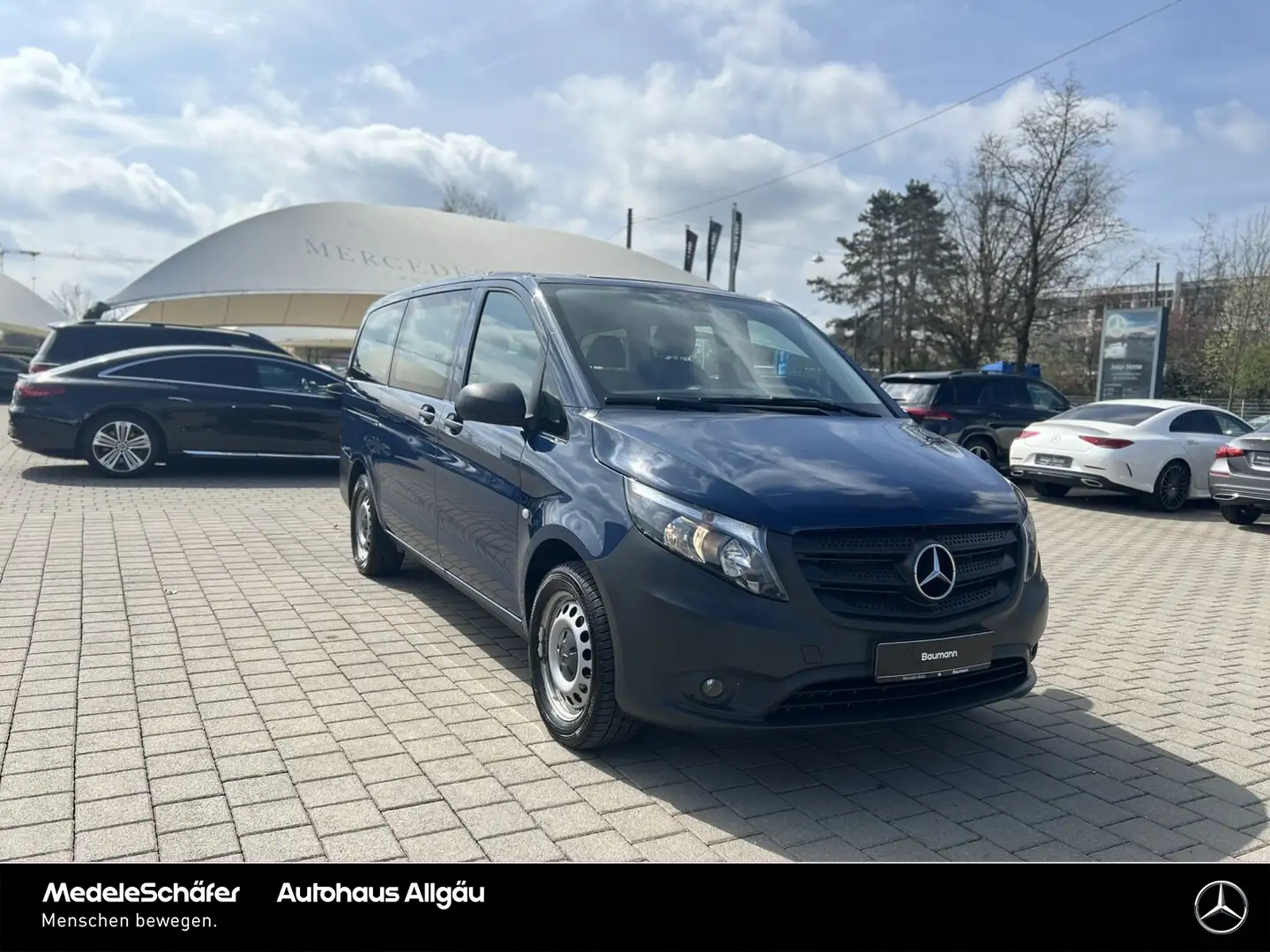 Mercedes-Benz Vito Vito 114 CDI 4x4 Tourer PRO L STANDHEIZUNG AHK 4m Blau - 2