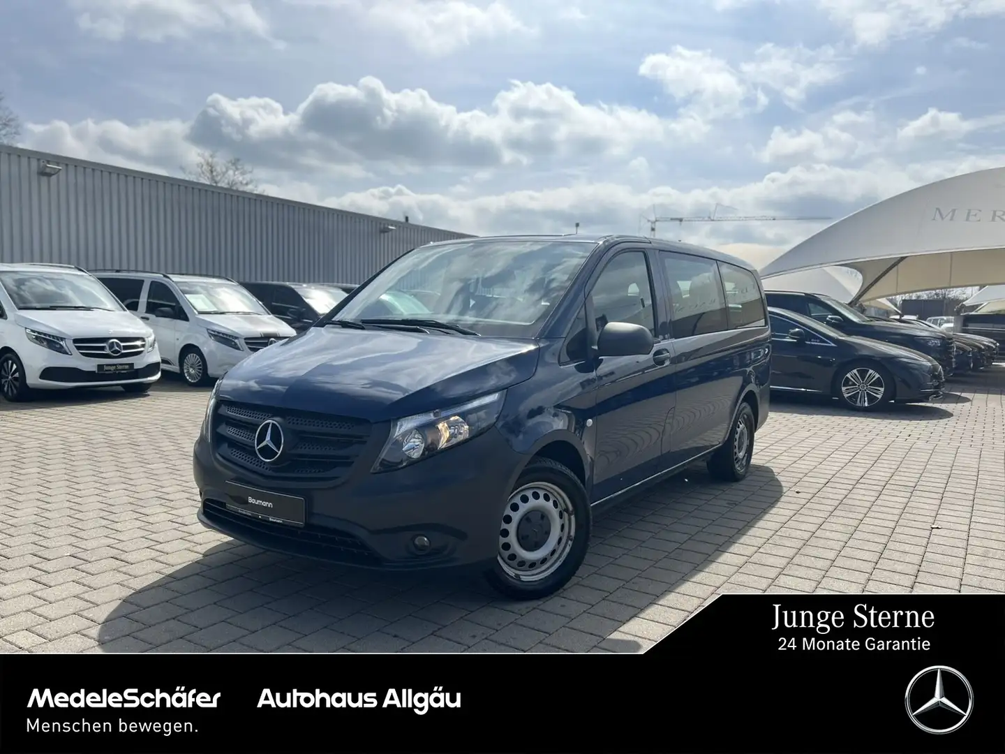Mercedes-Benz Vito Vito 114 CDI 4x4 Tourer PRO L STANDHEIZUNG AHK 4m Blau - 1