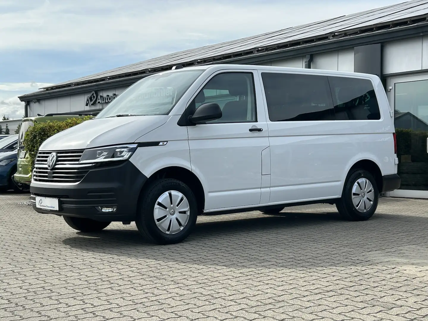 Volkswagen T6.1 Transporter 2.0 TDI DSG*AHK*Flügel*LED*SHZ*Standhzg* Blanc - 2