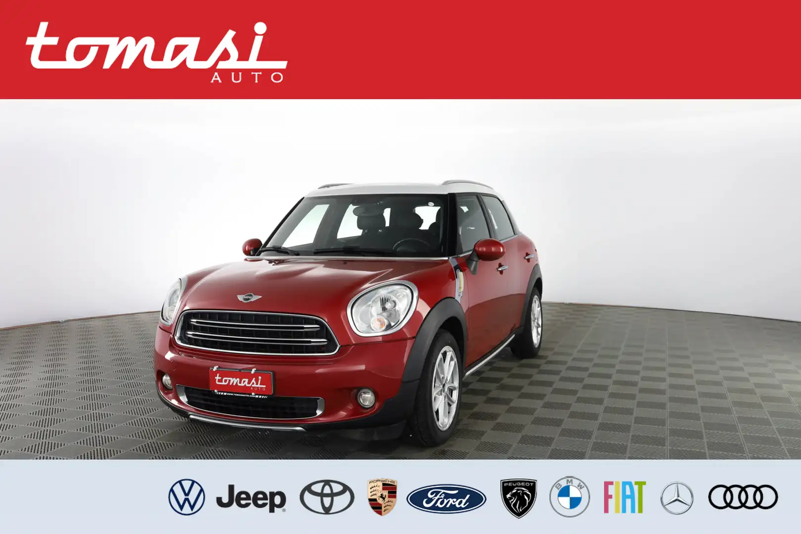 MINI Cooper D Countryman 2.0 Business ALL4 Aut CERCHI 17,SEDILI ANT RISCALD Rosso - 1