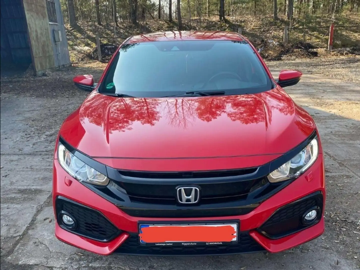 Honda Civic 1.0 i-VTEC Turbo Executive Premium Rouge - 1