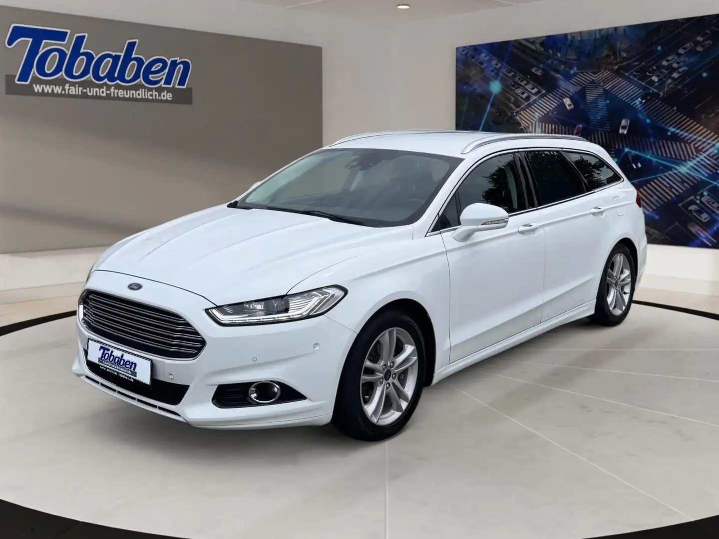 Ford Mondeo 2.0 TDCi Titanium Blanc - 1