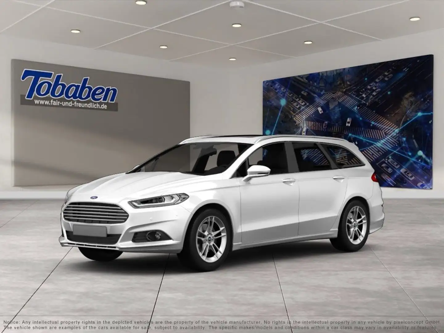 Ford Mondeo 2.0 TDCi Titanium Weiß - 1
