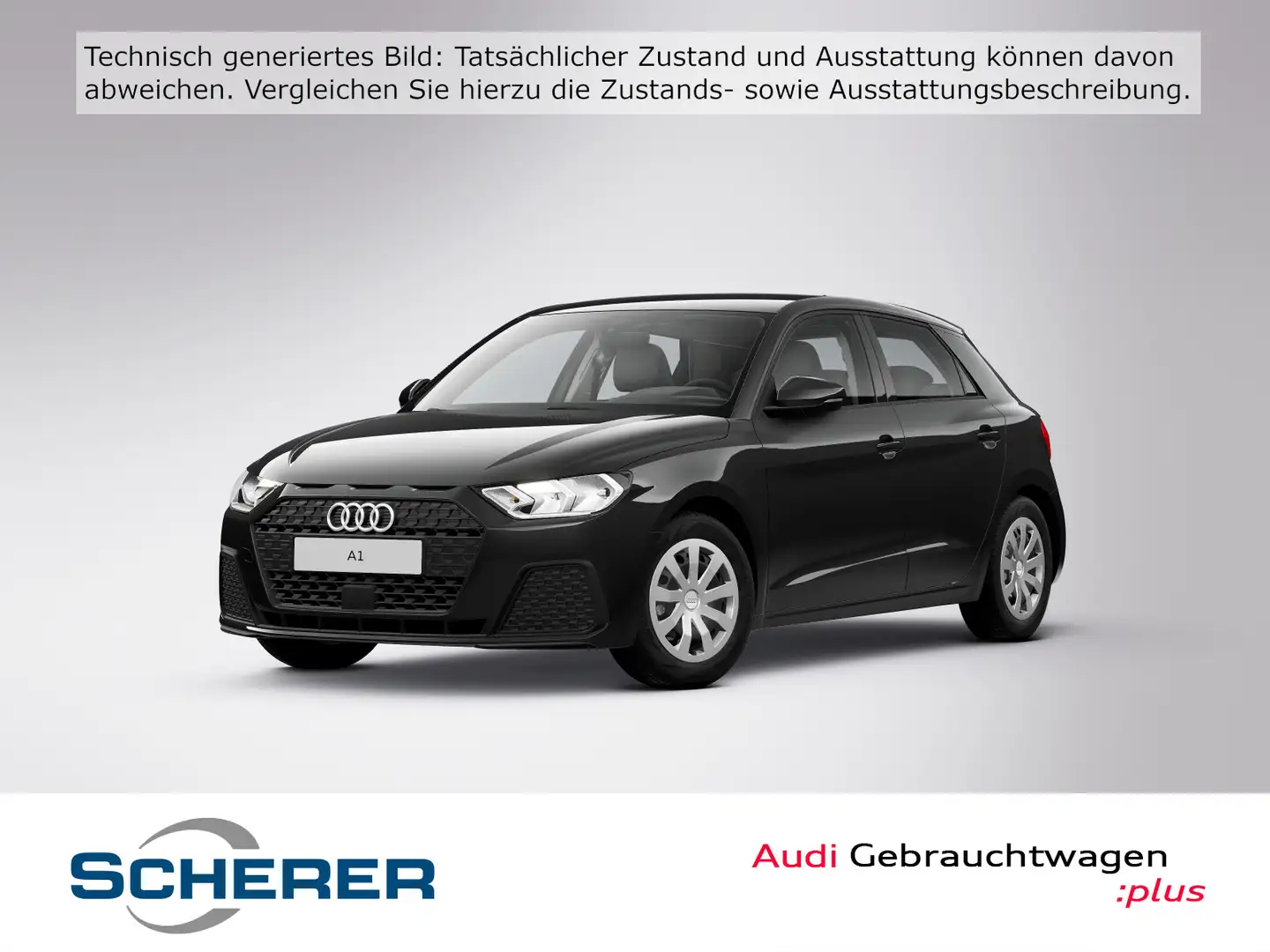 Audi A1 25 TFSI Schwarz - 1