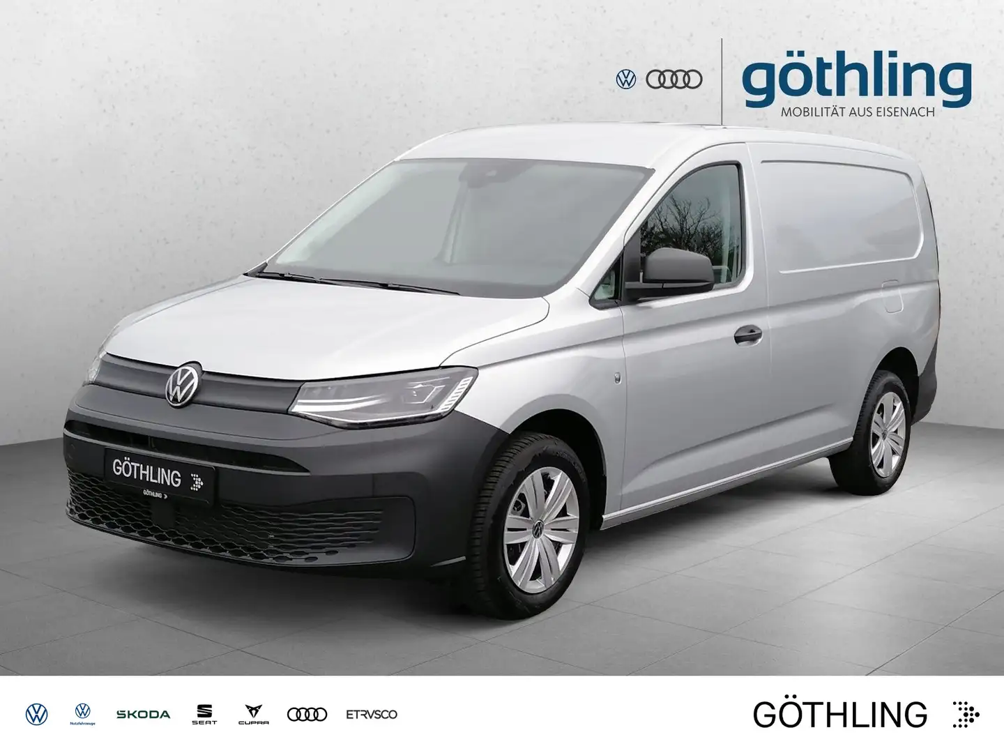 Volkswagen Caddy Cargo Maxi TDI DSG *NAV*LED*AHK*EPH*GJR* Argent - 1