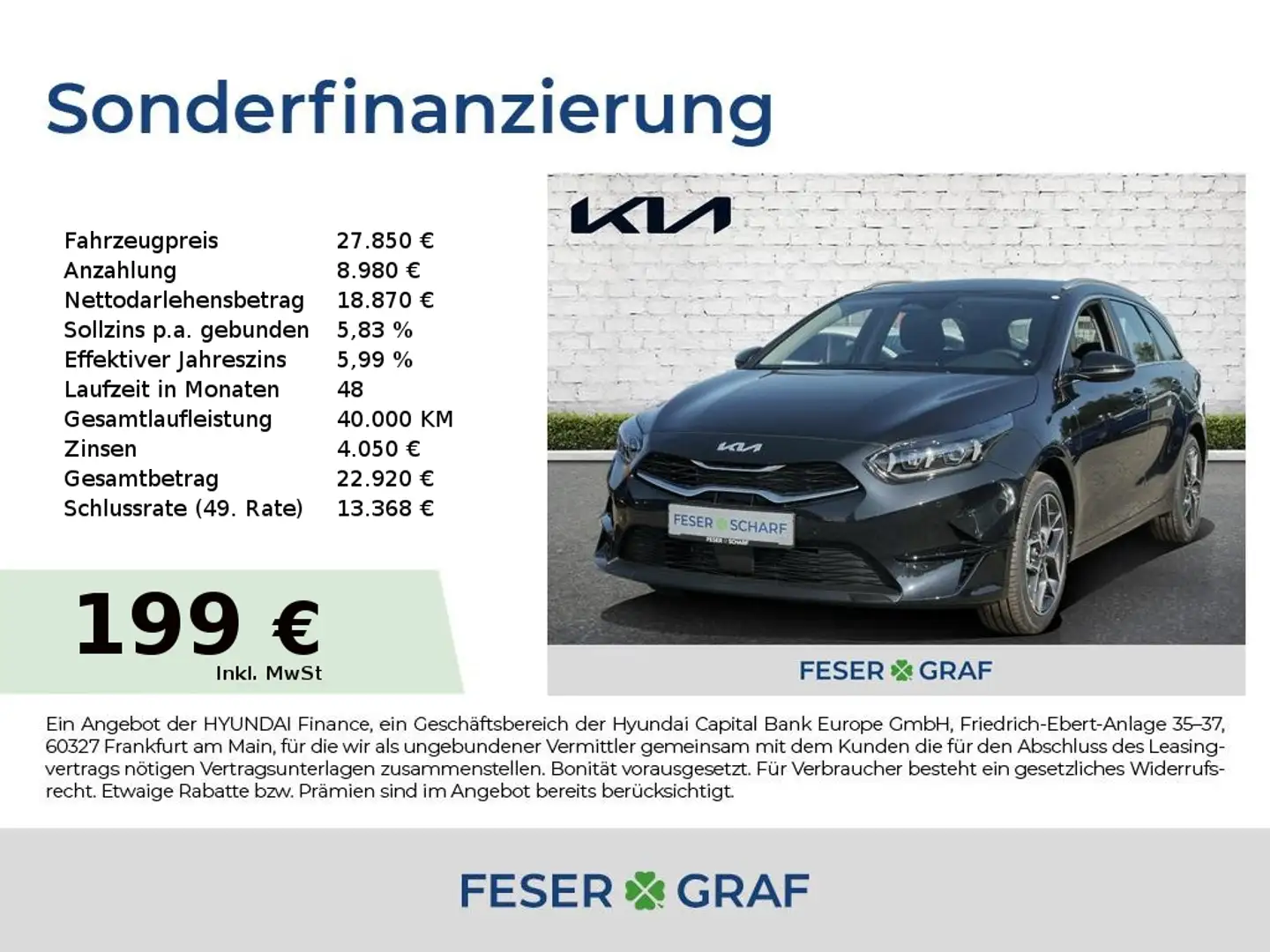 Kia Ceed SW / cee'd SW 1.5T 48V DCT ULTIMATE STYLE JBL Schwarz - 1