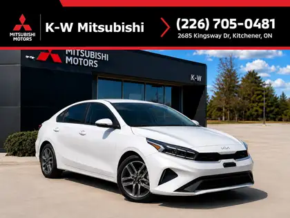 White 2023 Kia Forte EX+ FWD Sedan Continuously Variable Transmission