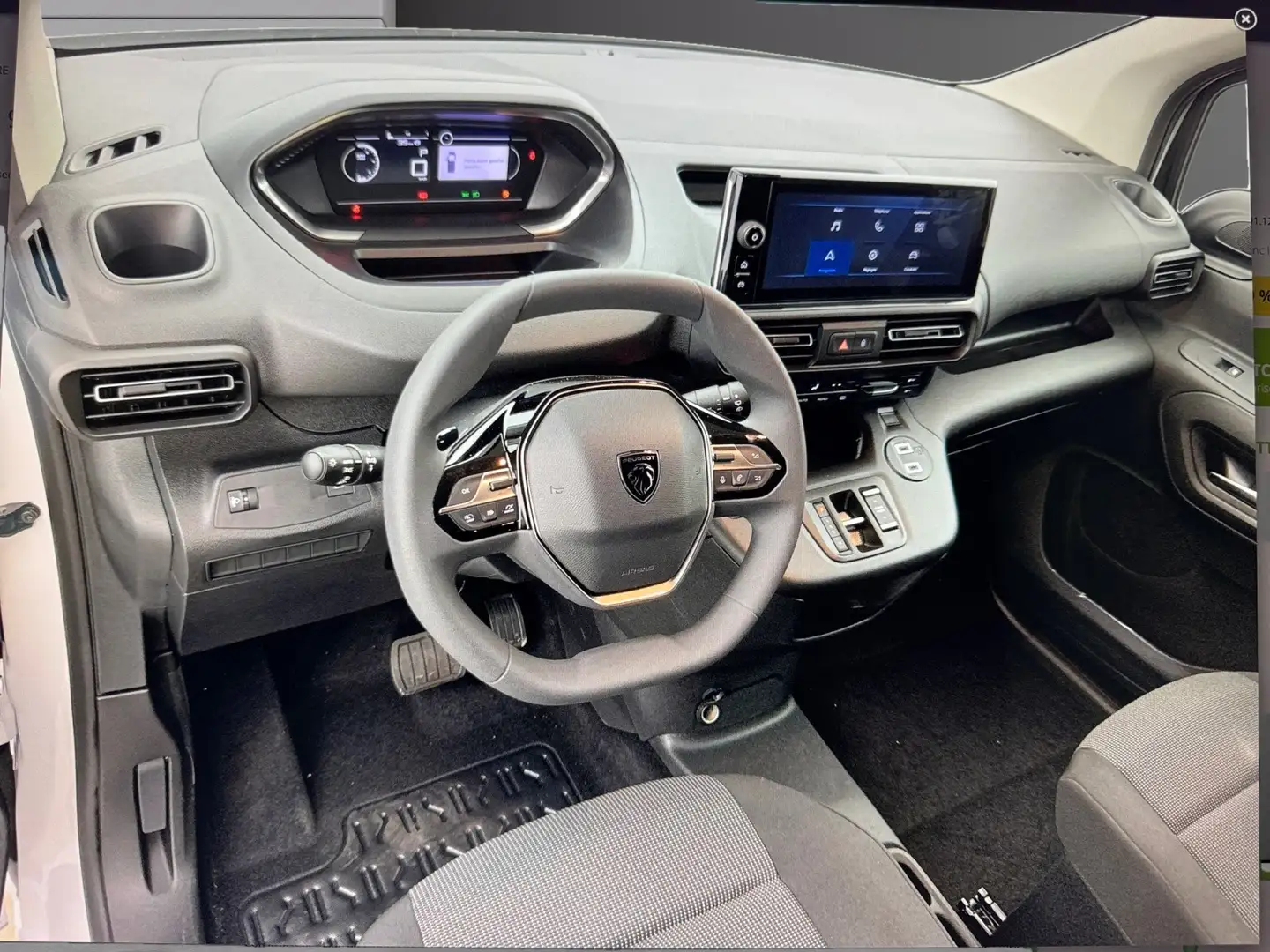 Peugeot Partner 1.5 BLUEHDI Partner Fourgon XL 950 KG BLUEHDI 130 S S EAT8 Blanc - 2