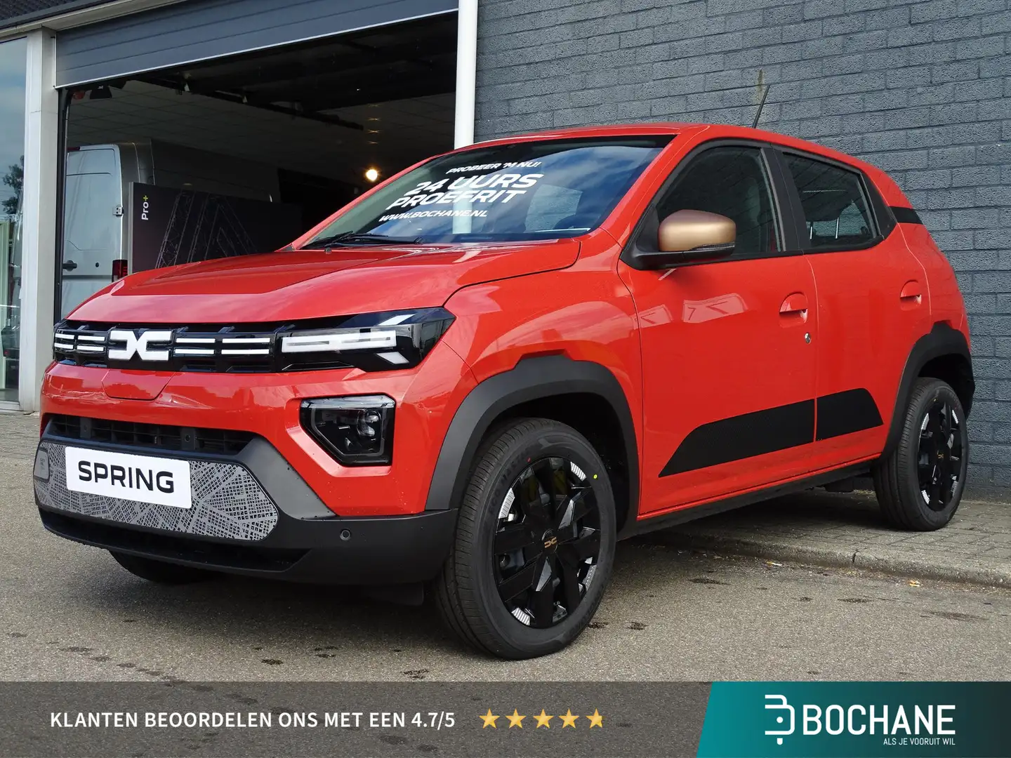 Dacia Spring Extreme 65 26.8 kWh | PARKEERSENSOREN VOOR + ACHTE Rood - 1