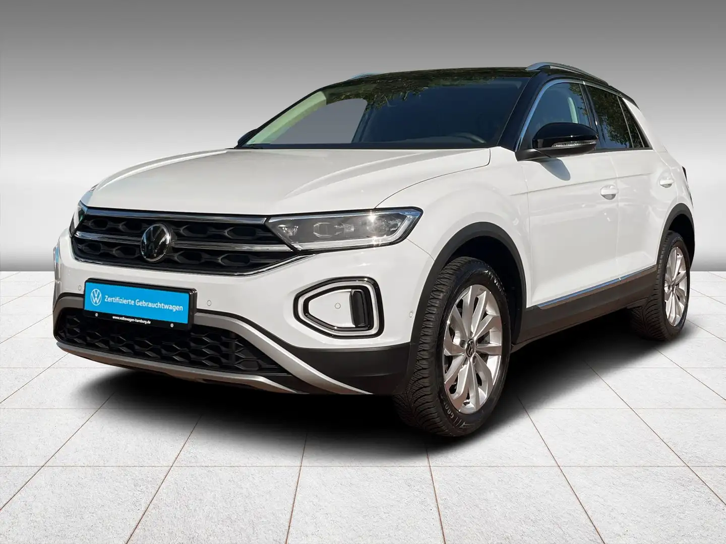 Volkswagen T-Roc 1.5 TSI Style DSG AHK Navi Sitzhzg LED Blanc - 2