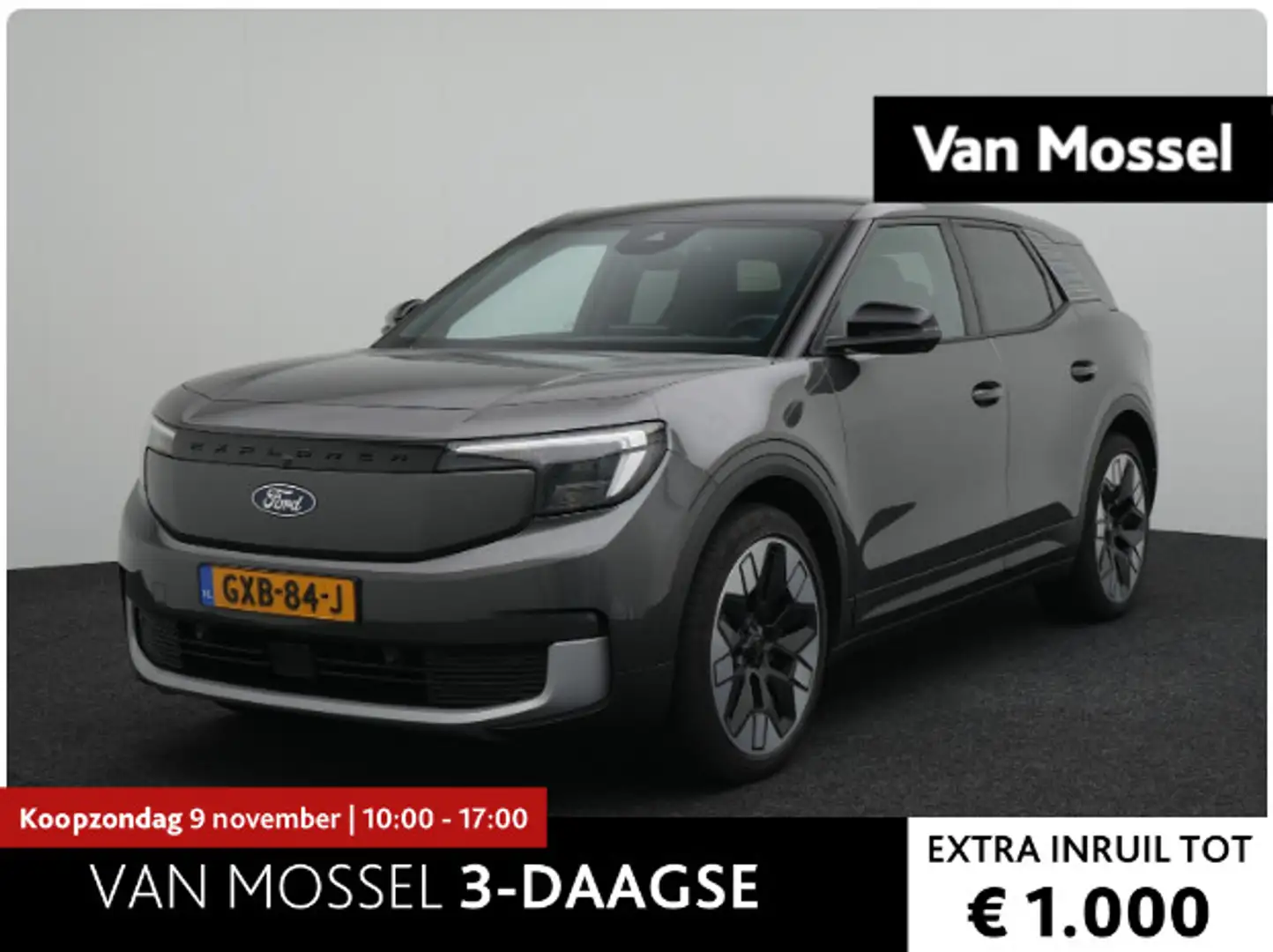 Ford Explorer Premium Extended Range RWD 77 kWh Grijs - 1