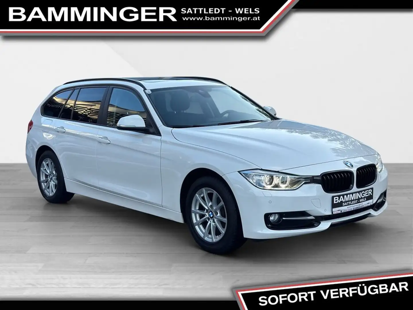 BMW 320 d xDrive Touring Österreich-Paket Automatik Weiß - 1