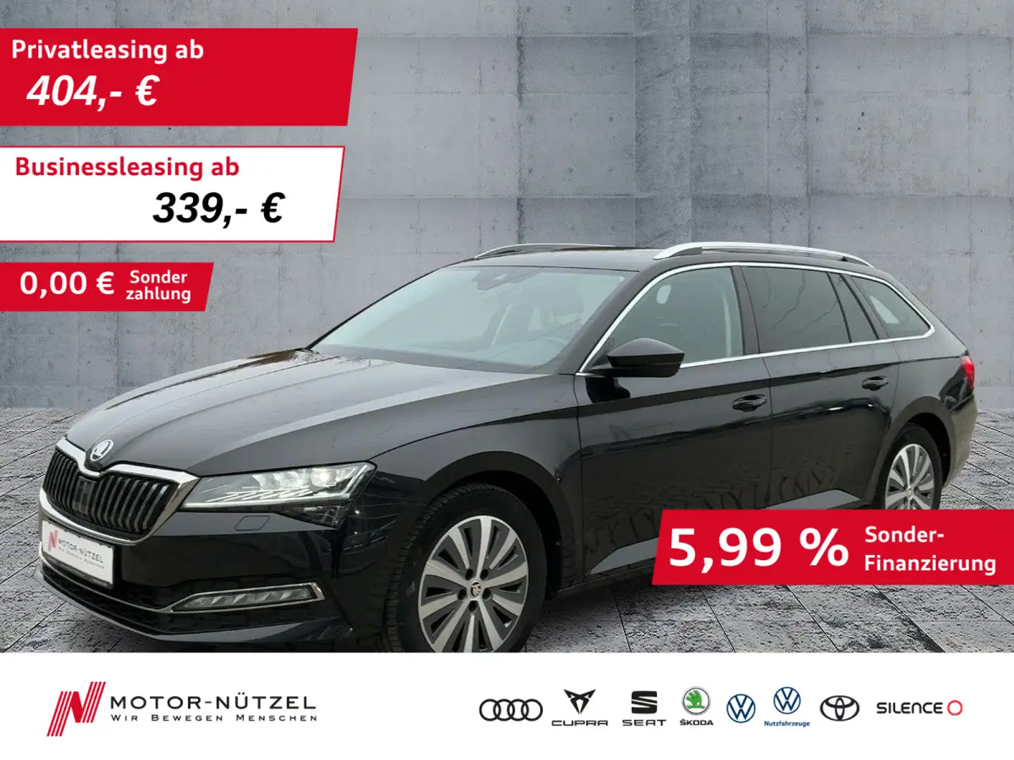 Skoda Superb Combi 2.0 TDI DSG STYLE MATRIX+NAVI+AHK Schwarz - 1