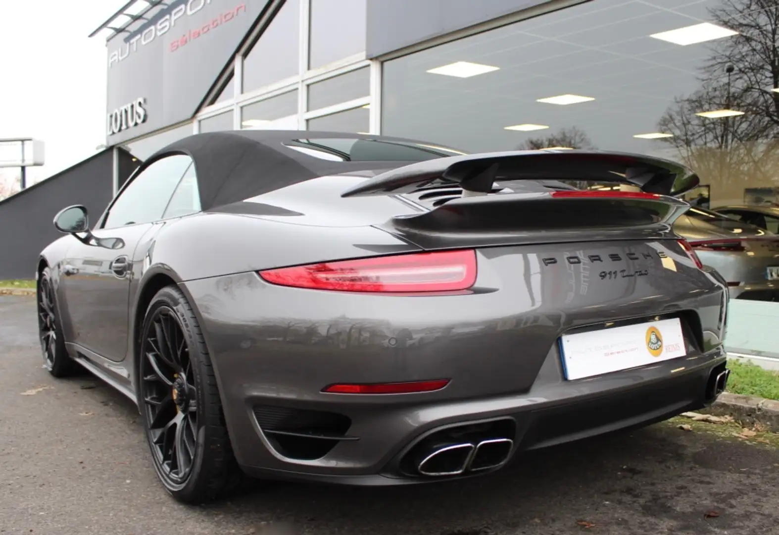 Porsche 911 911 Cabriolet 3.8i Turbo 520 PDK A Gris - 2
