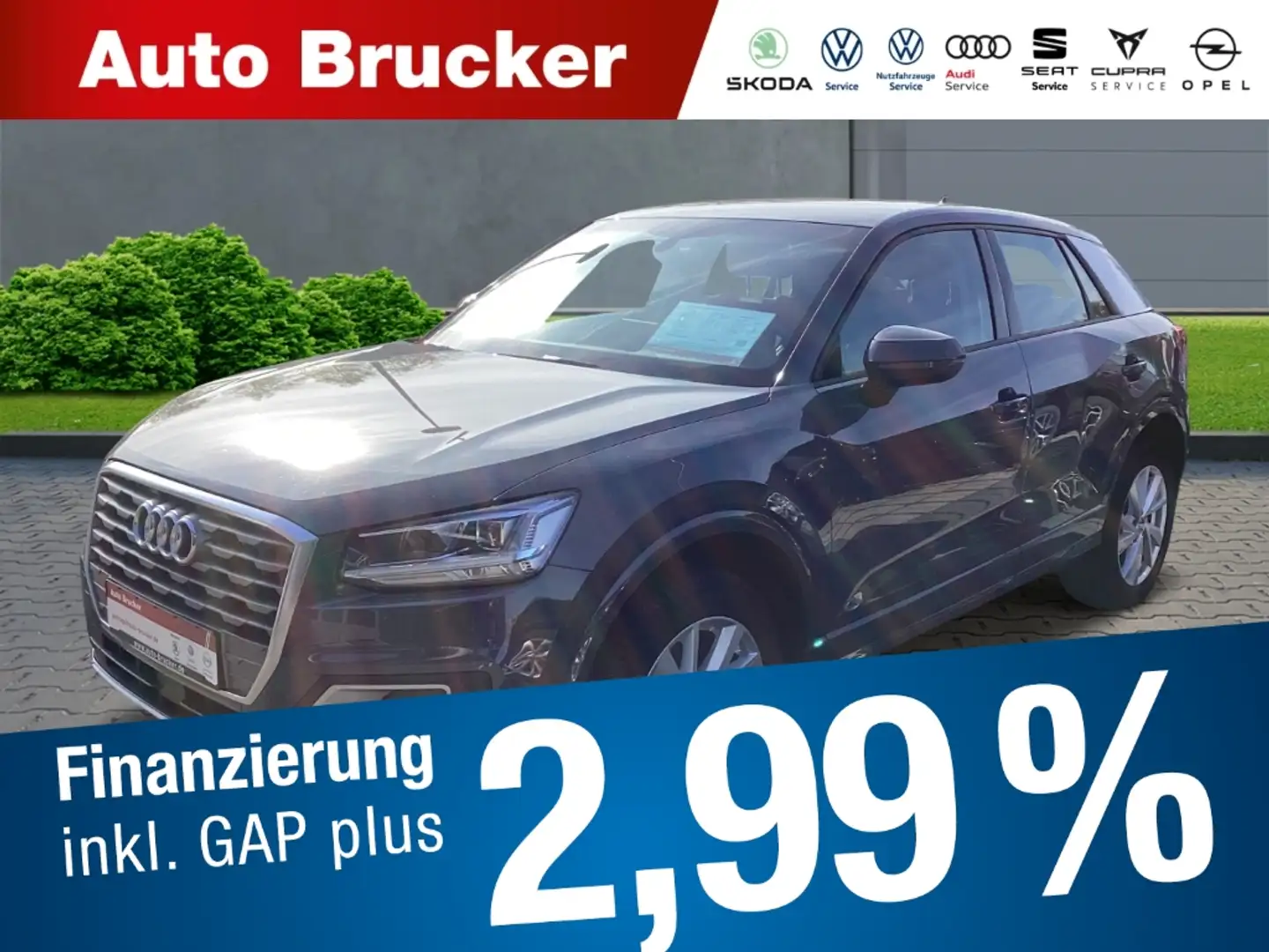 Audi Q2 30 TFSI sport 1.0+Alufelgen+Soundsystem+Klimaautom Šedá - 1